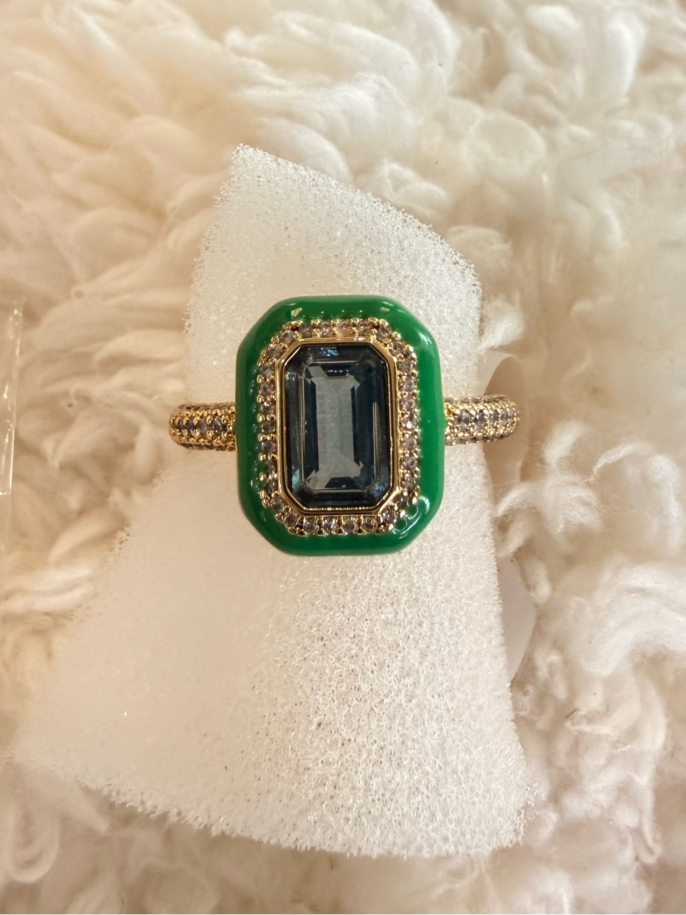 Bomb Party BP Tease & Sparkle Blue & Green with Gold Plating